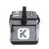 Side view of the KitBrix bag with the customizable icon insert,perfect for multi-sport identification.