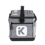 Side view of the KitBrix bag with the customizable icon insert,perfect for multi-sport identification.