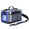 Triathlon transition bag featuring two mesh pockets, ideal for organizing smaller gear and accessories