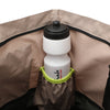 Integrated easy-grab water bottle pocket