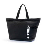 Spacious recycled fabric tote bag designed for maximum capacity and organization