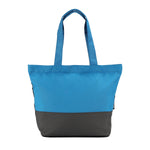 Sleek, fashion-forward tote bag made from recycled fabric and durable materials