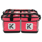 Pink Triathlon transition bag zip together in a sporty look