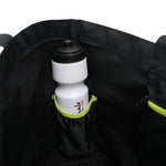 Sustainable tote bag featuring a side pocket to store your water bottle for easy reach