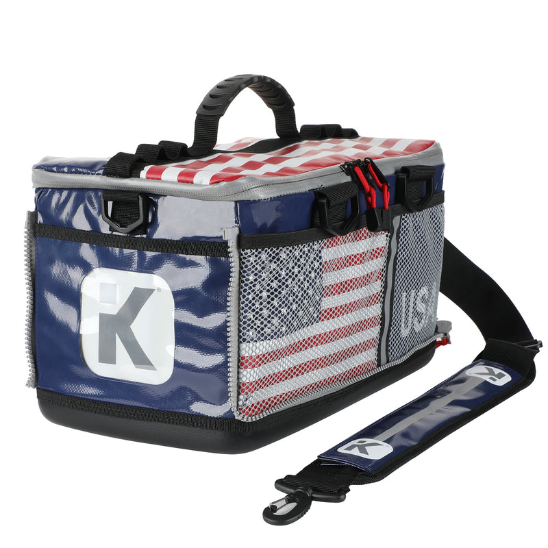 USA flag triathlon bag